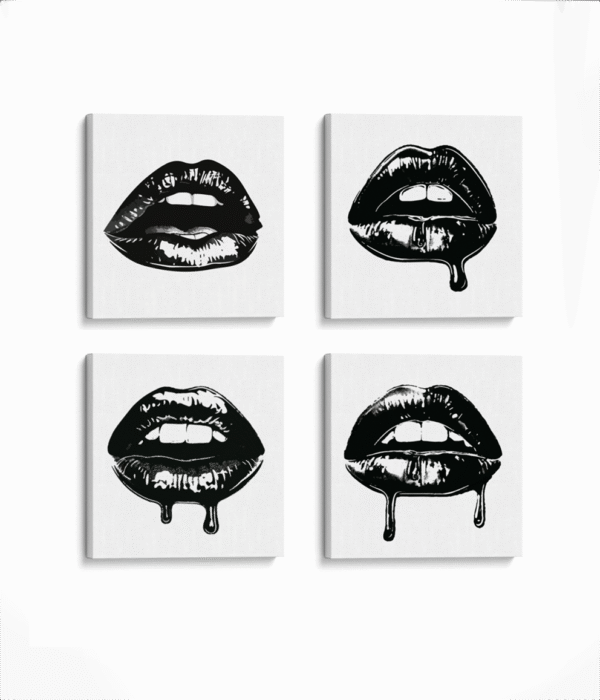 Serie Labios (4 PIEZAS)