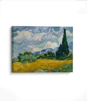 Campo de trigo con cipreses (Vincent Van Gogh)