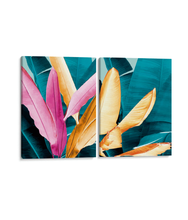 Vegetación de colores (2 piezas)