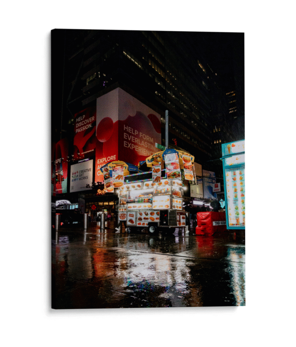 Carrito de hot-dogs en NY-Joshua Tsu