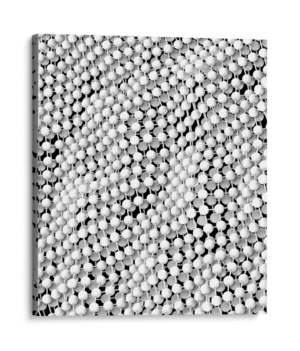 Cadena de bolas blancas