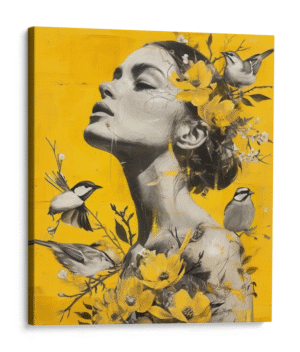 Flores y aves