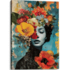 Mujer de flores