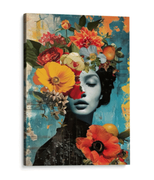 Mujer de flores