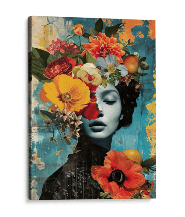 Mujer de flores